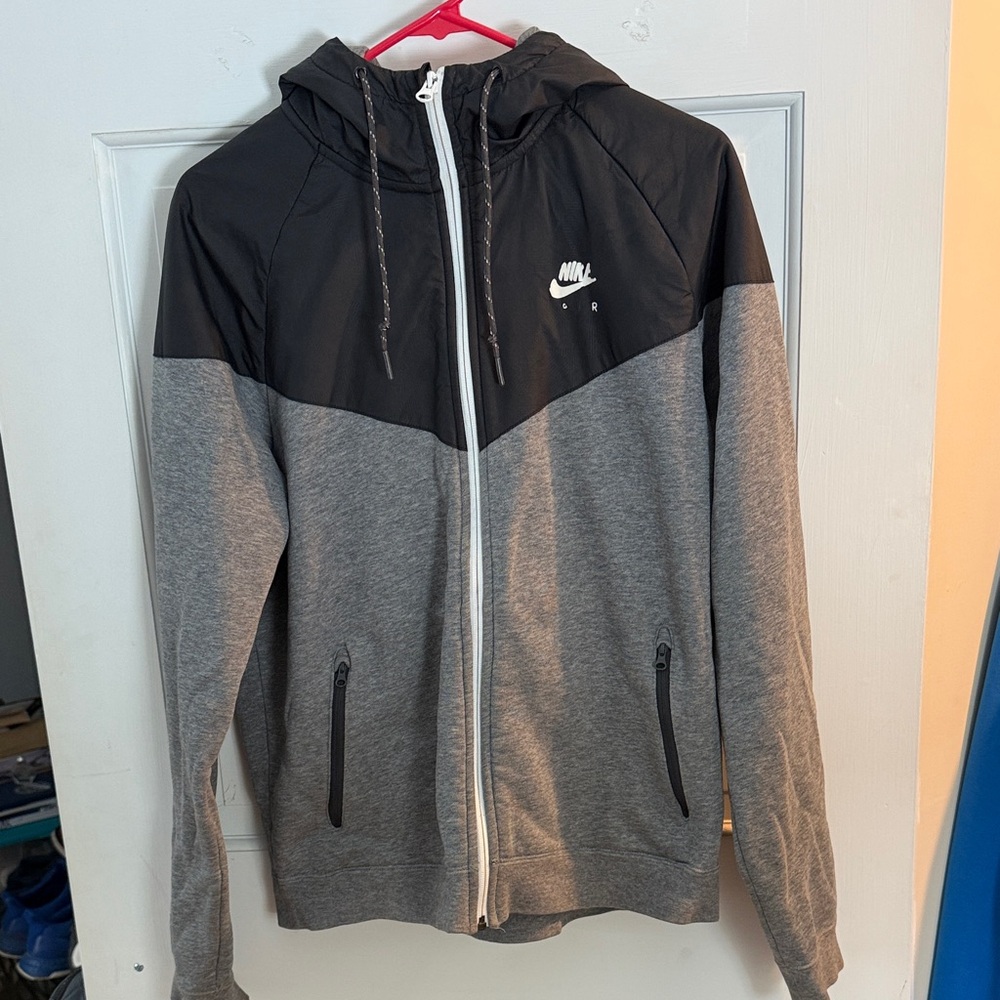 Nike Tech Nike Air Teach Jacket Hoodie Black and Gray
